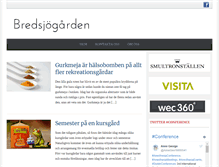Tablet Screenshot of bredsjogarden.se